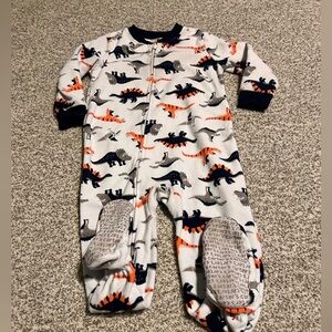 Carter's Dinosaur Print Footie Pajamas